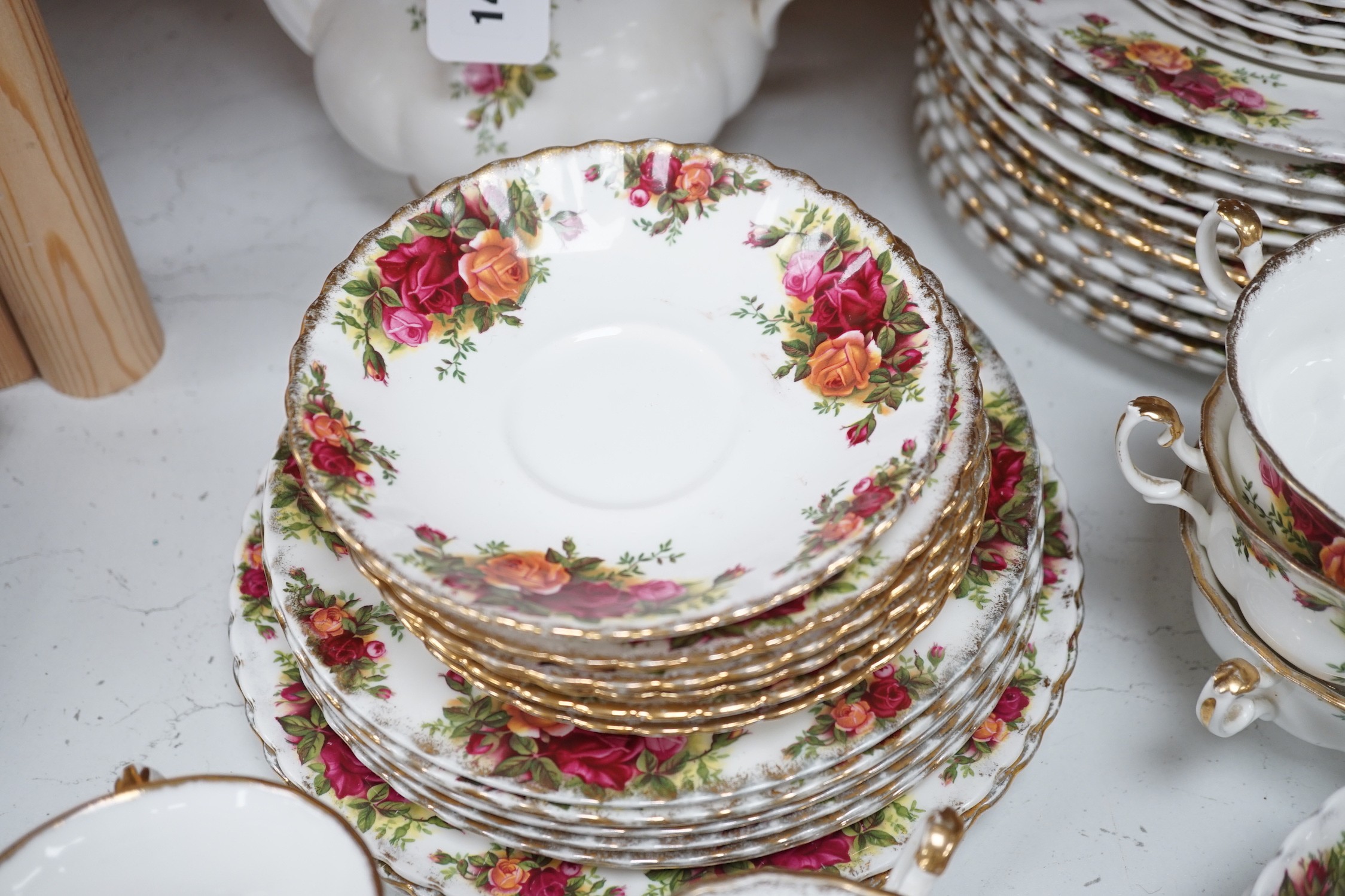 Royal Albert Old Country Roses teaset, factory seconds